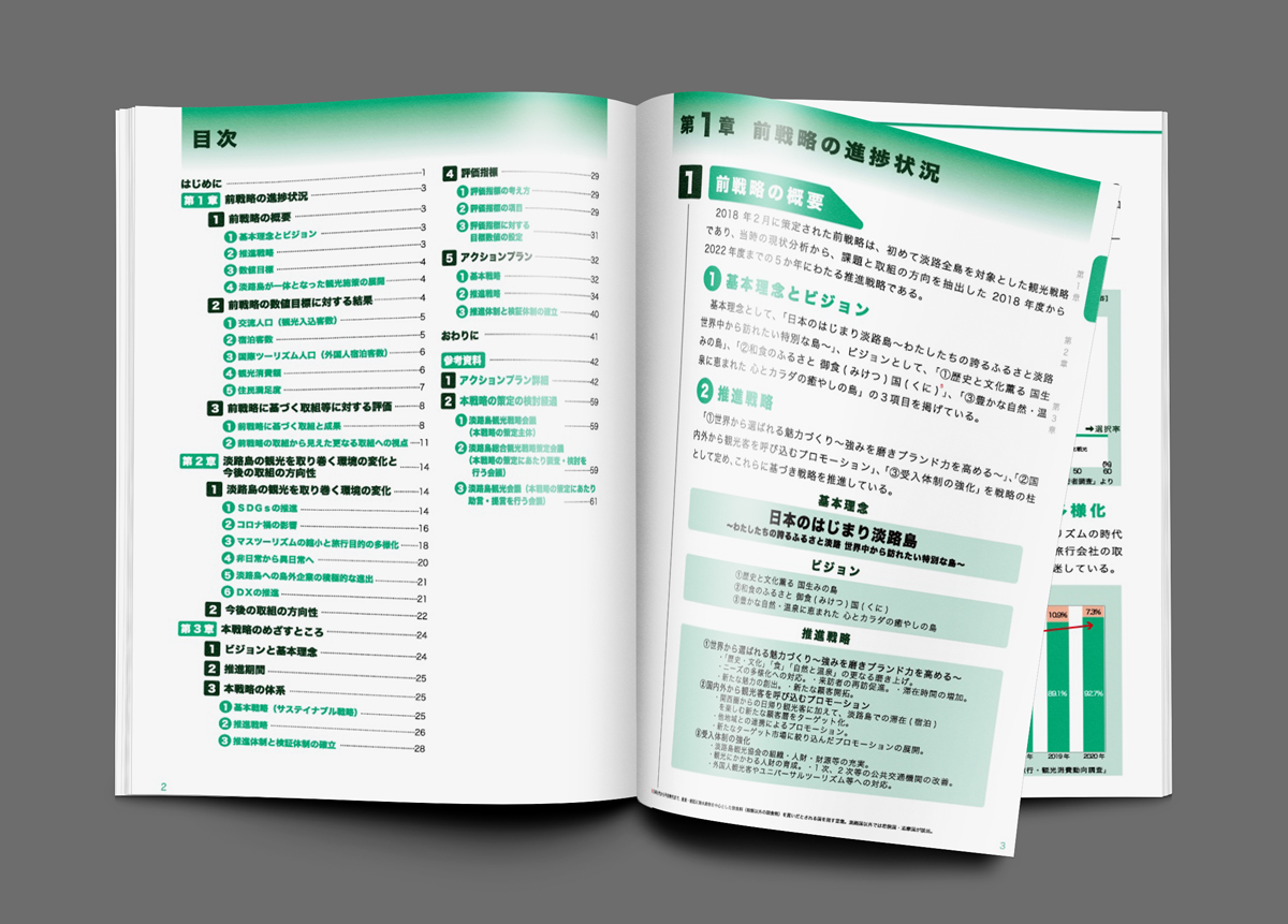 淡路島総合観光戦略 冊子 制作画像2